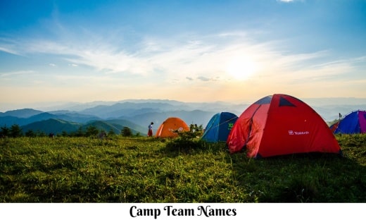 Camp Team Names