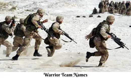 Warrior Team Names