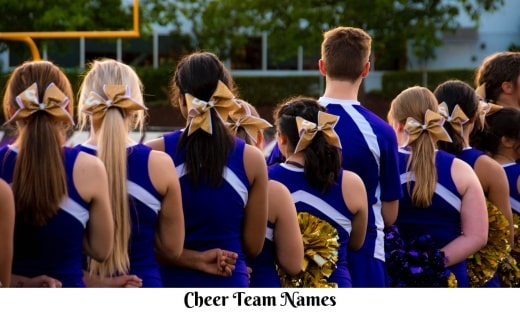 Cheer Team Names