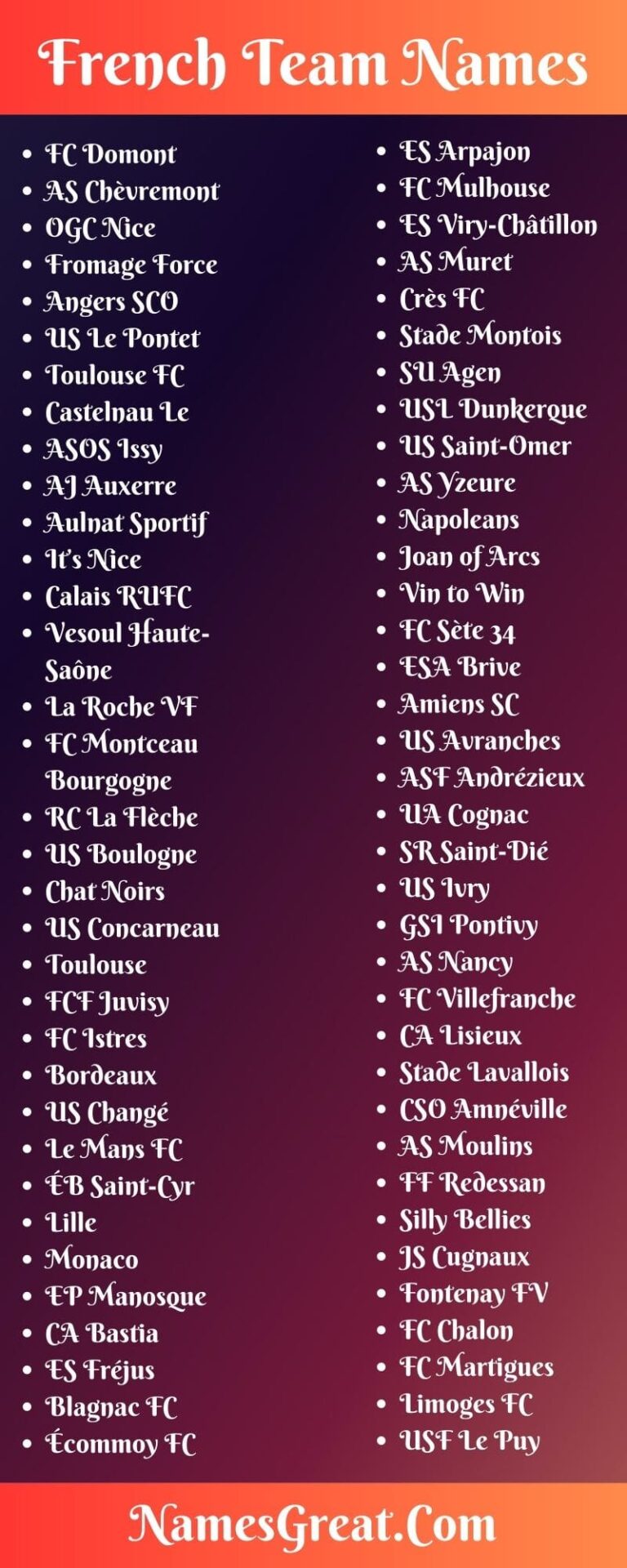 319-french-team-names-for-awesome-french-people