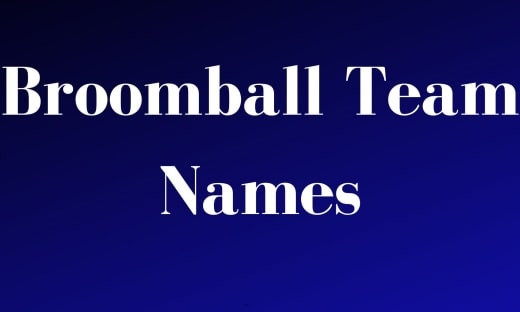 Broomball Team Names