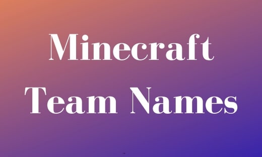 Minecraft Team Names