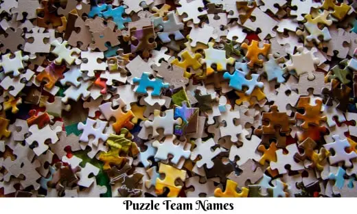 Puzzle Team Names