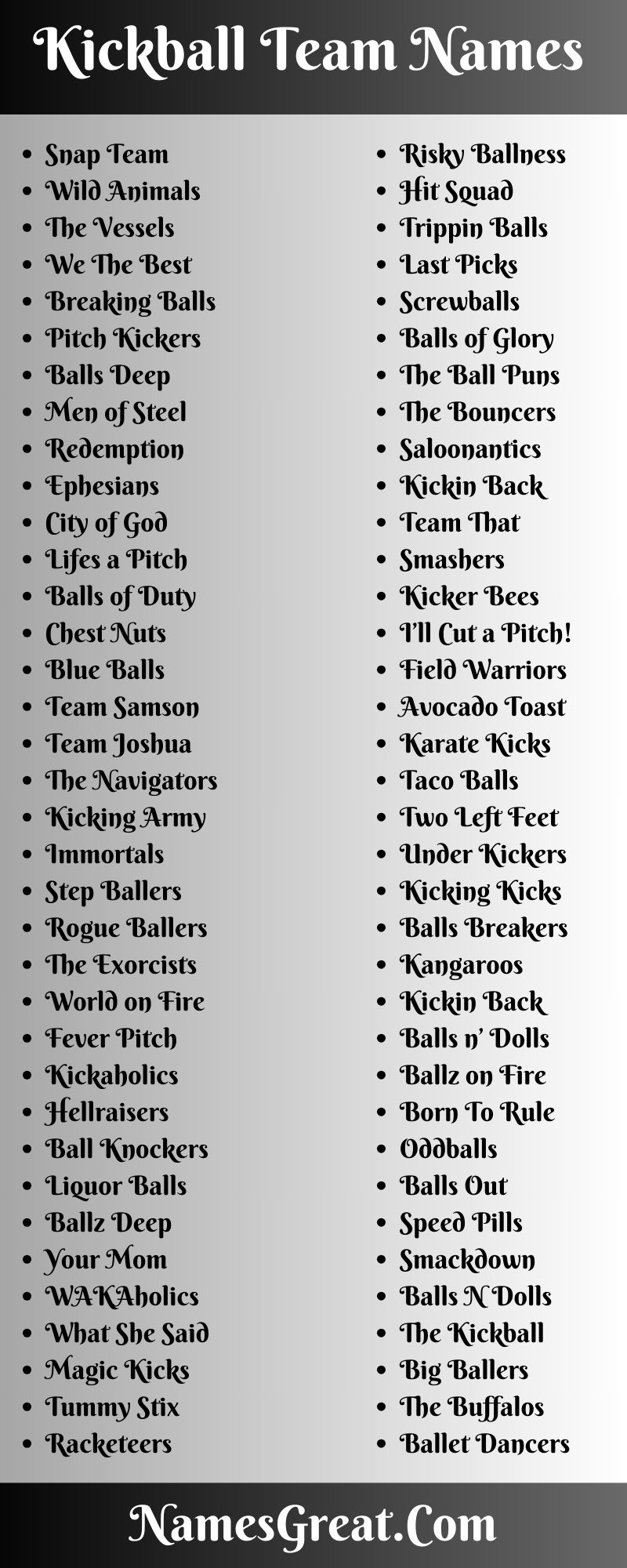 289+ Kickball Team Names That Could Inspire Your Team