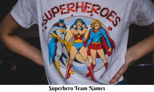 Superhero Team Names